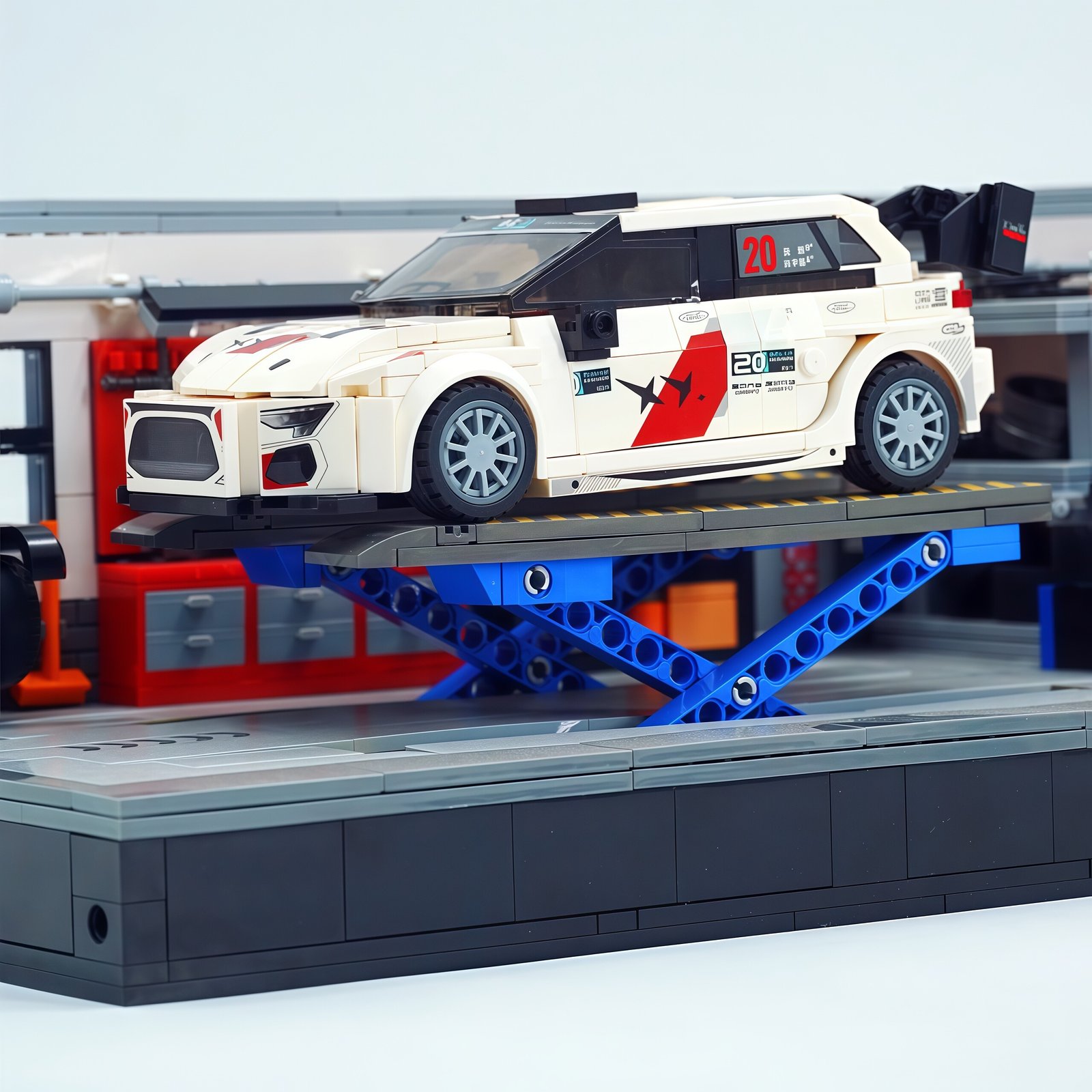 Shuangying's "The Fast and the Furious 3" car building blocks, the same car model, racing remote - control sports car assembling toy. - Image 7