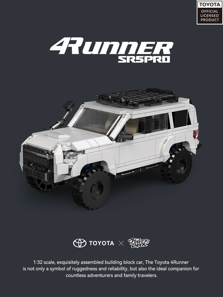 8 grid car Mitsubishi Delica minivan car racing container assembling building block toy model gift. - Image 27