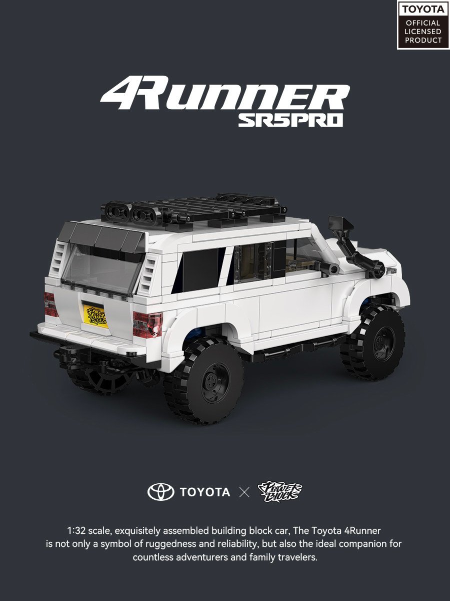 8 grid car Mitsubishi Delica minivan car racing container assembling building block toy model gift. - Image 28