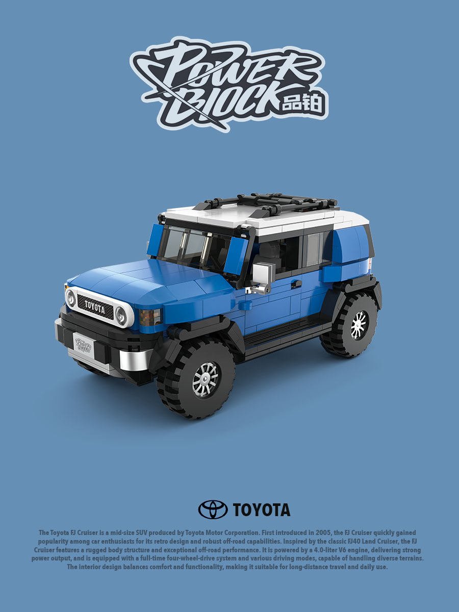 8 grid car Mitsubishi Delica minivan car racing container assembling building block toy model gift. - Image 32