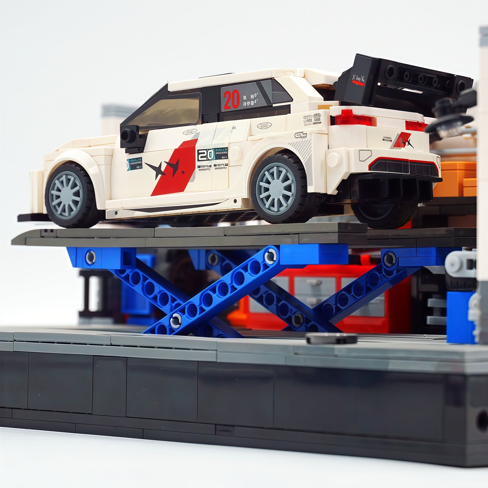Shuangying's "The Fast and the Furious 3" car building blocks, the same car model, racing remote - control sports car assembling toy. - Image 9