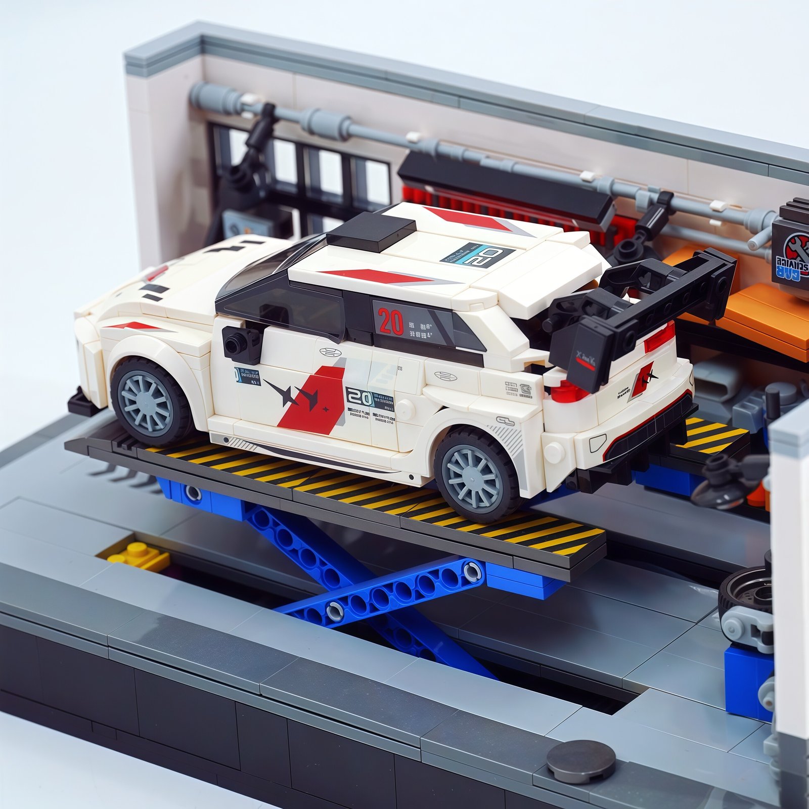 Shuangying's "The Fast and the Furious 3" car building blocks, the same car model, racing remote - control sports car assembling toy. - Image 10