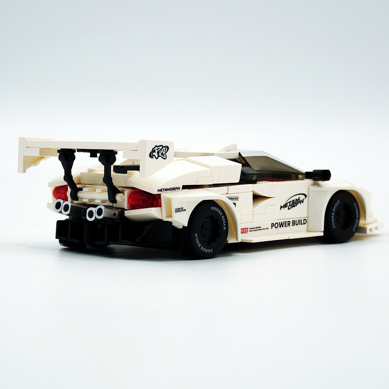 Lamborghini Countach sports car building block with container - Image 4