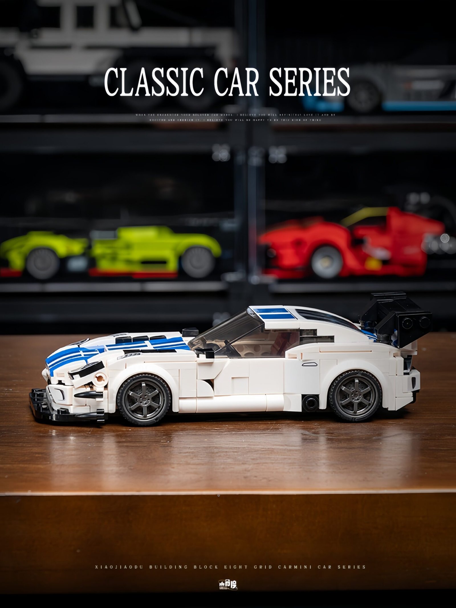 Dodge Viper sedan sports car building bricks, Educational toy model gift - Image 5