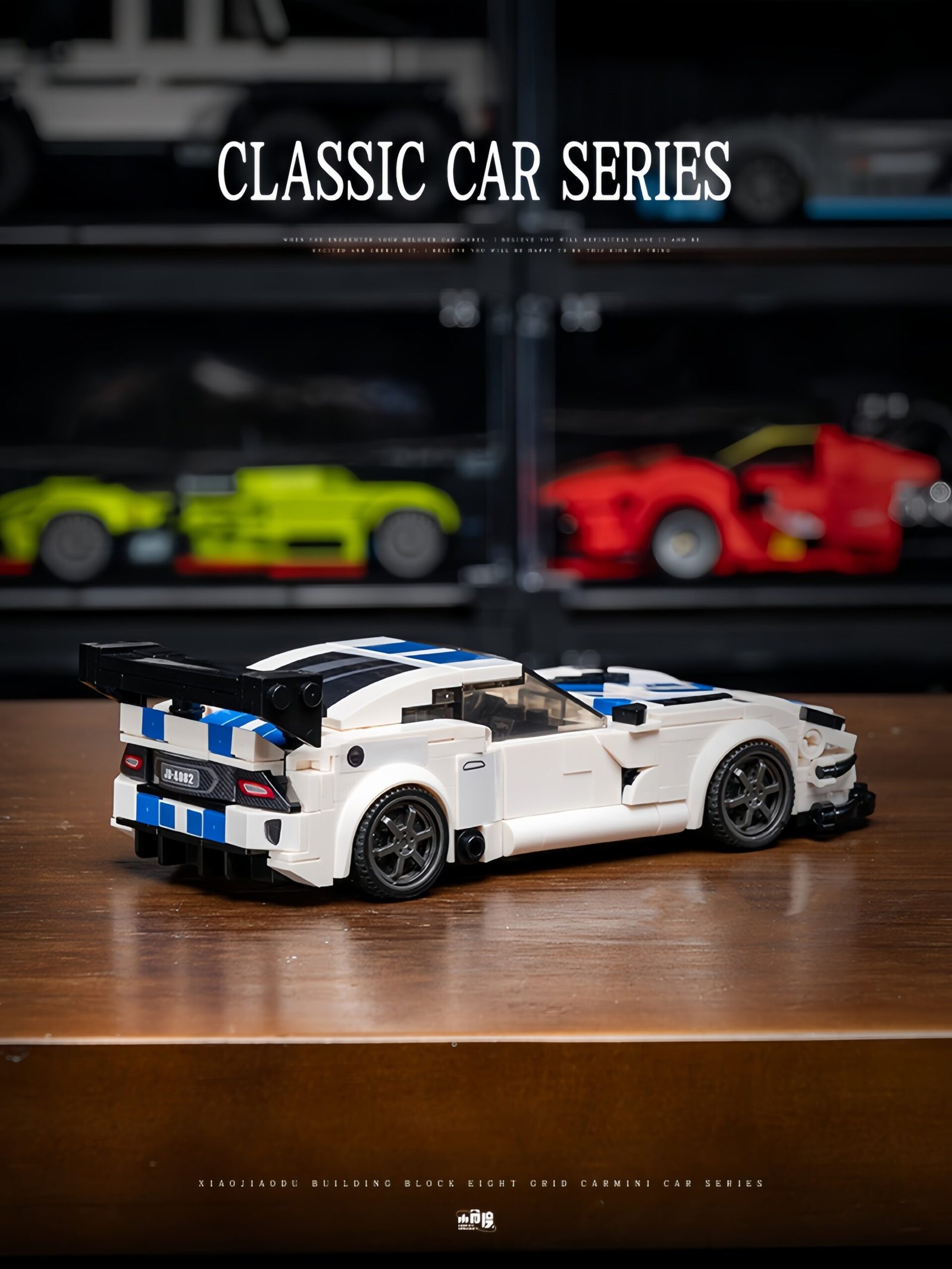Dodge Viper sedan sports car building bricks, Educational toy model gift - Image 6