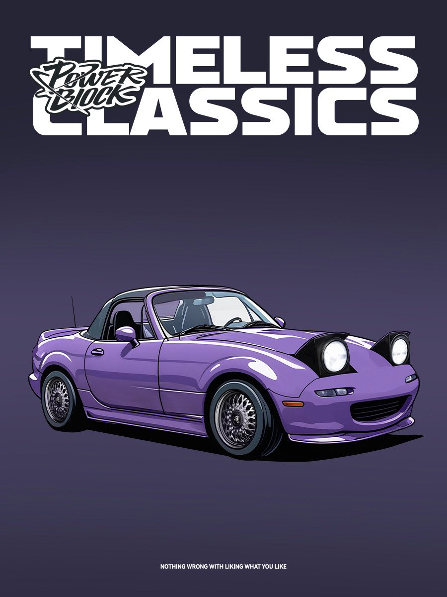 Mazda MX5 retro sports car with container box car building block toy - Image 10