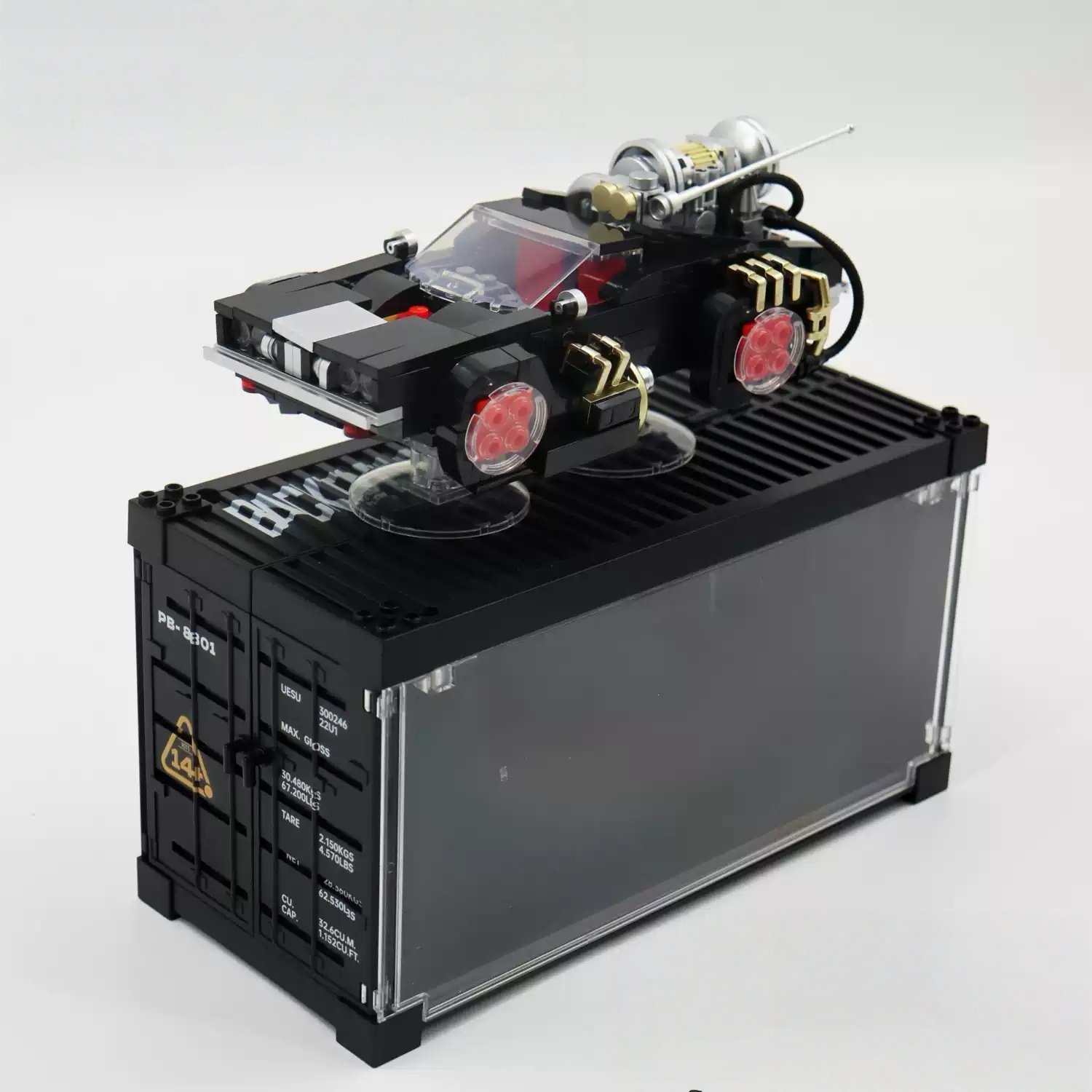 "Back to the Future" hovering modified car building block - Image 4