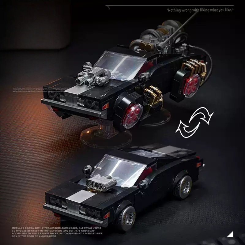 "Back to the Future" hovering modified car building block - Image 6