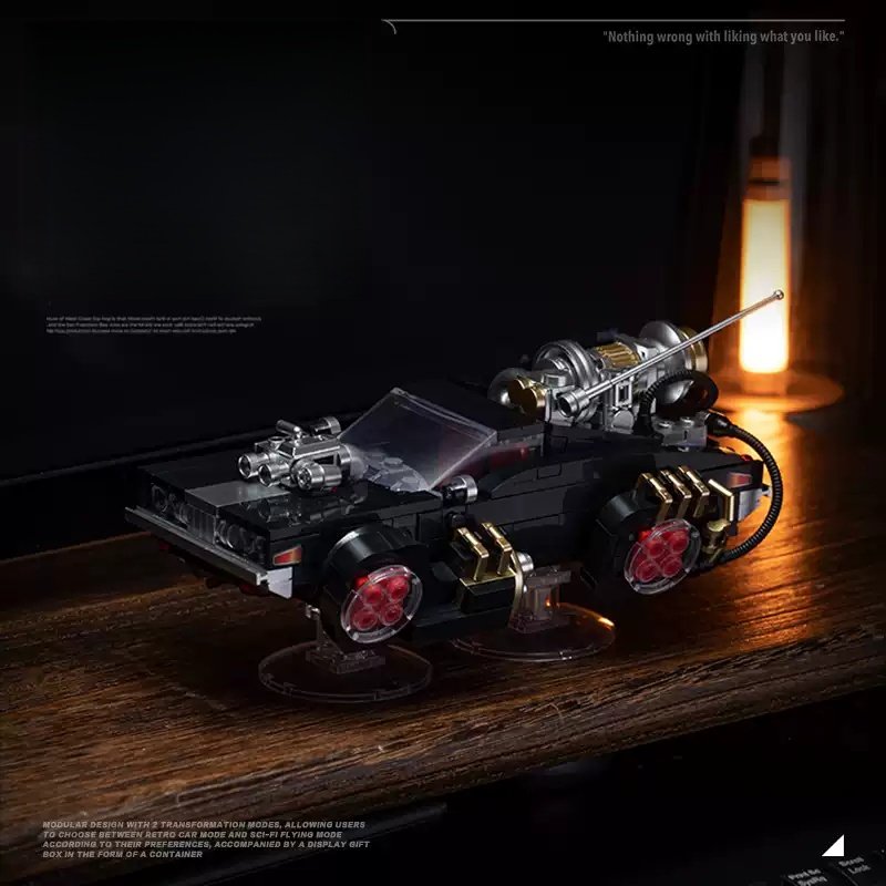 "Back to the Future" hovering modified car building block - Image 7